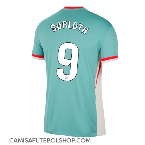 Camisa de time de futebol Atletico Madrid Alexander Sorloth #9 Replicas 2º Equipamento 2024-25 Manga Curta